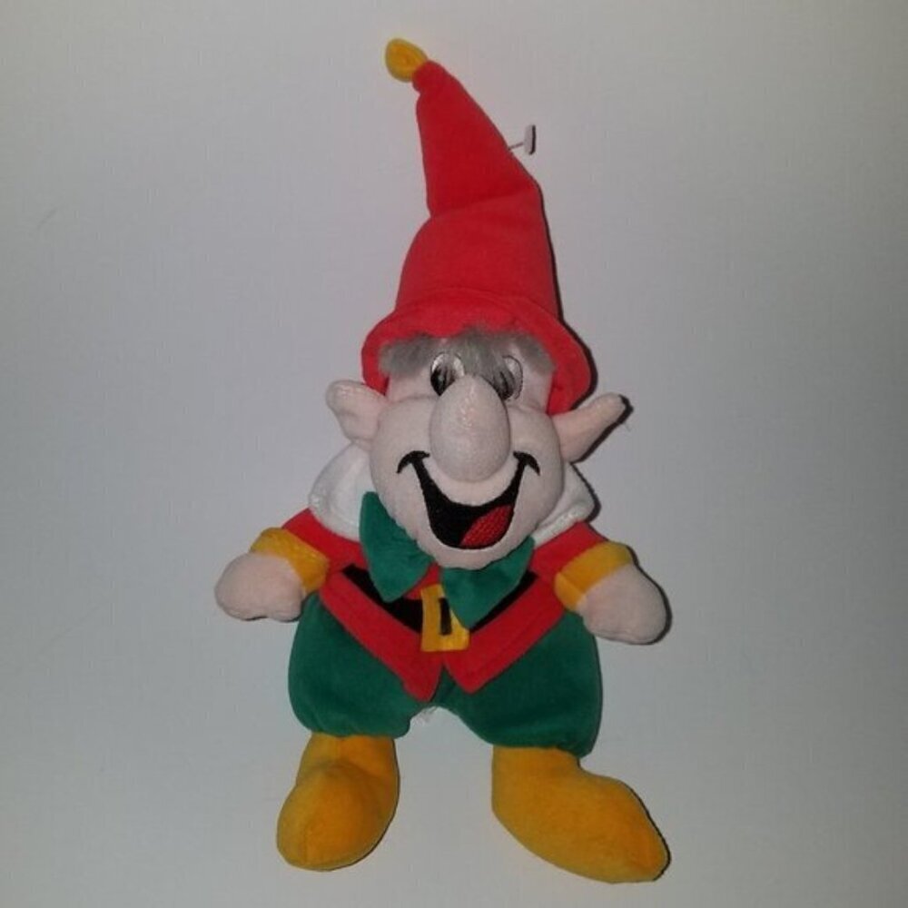 VTG Rudolph the Red Nosed Reindeer Elf Plush 1999 Stuffed Animal Toy Red Green